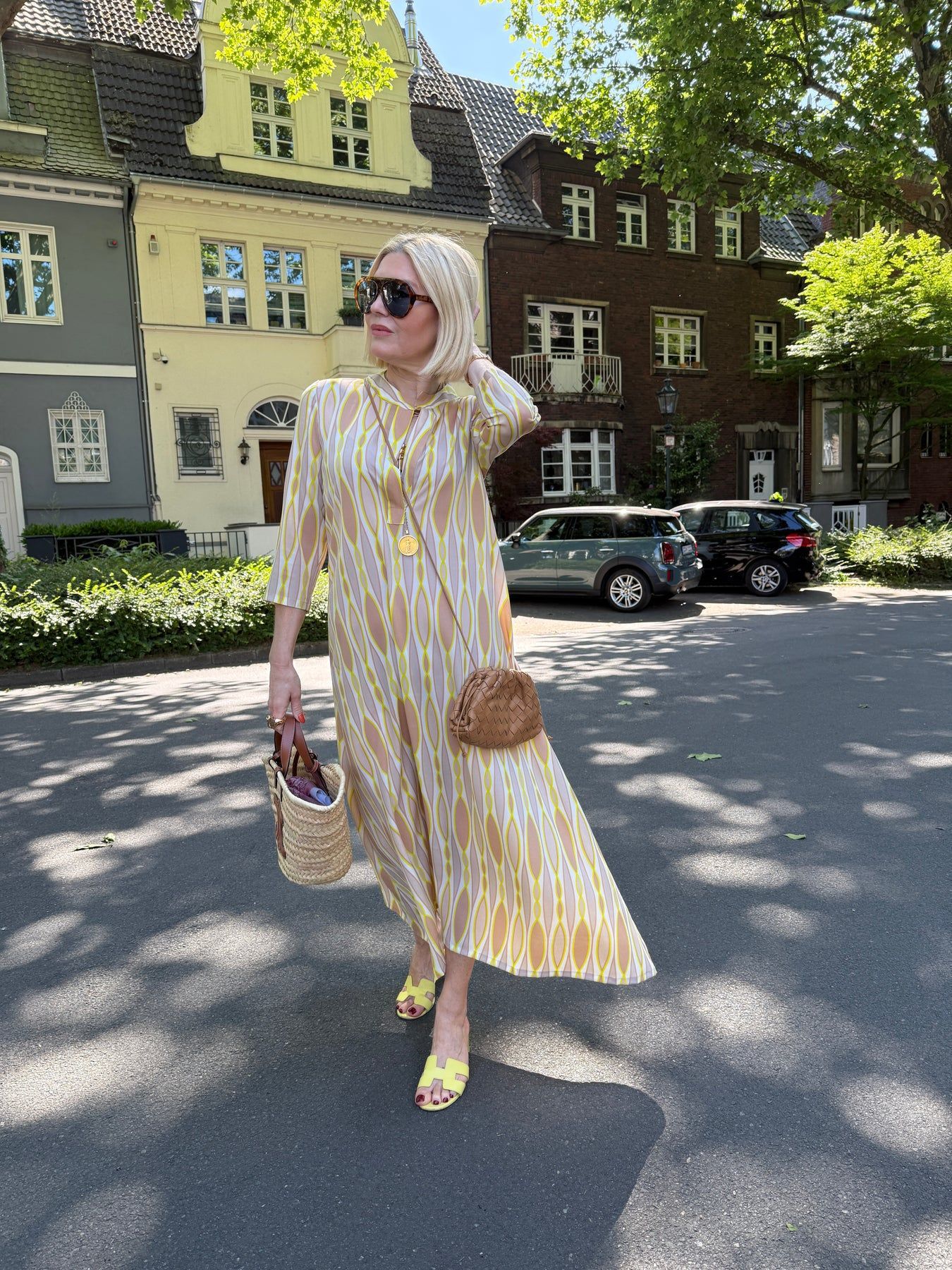 SolaraChic™ V-Neck Vacation Maxi Dress