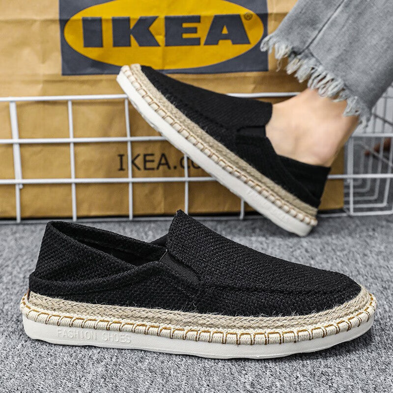 OrthoBreeze™ Retro Slip-On Canvas Loafers