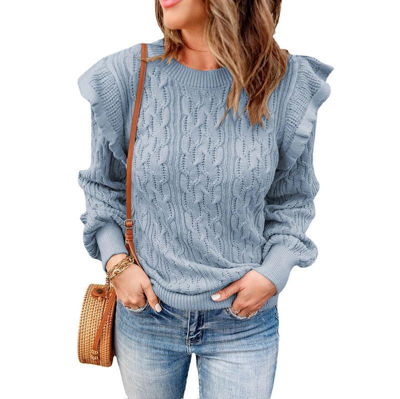 Velura™ Knit Drape Thickened Sweater