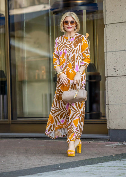 SolaraChic™ V-Neck Vacation Maxi Dress