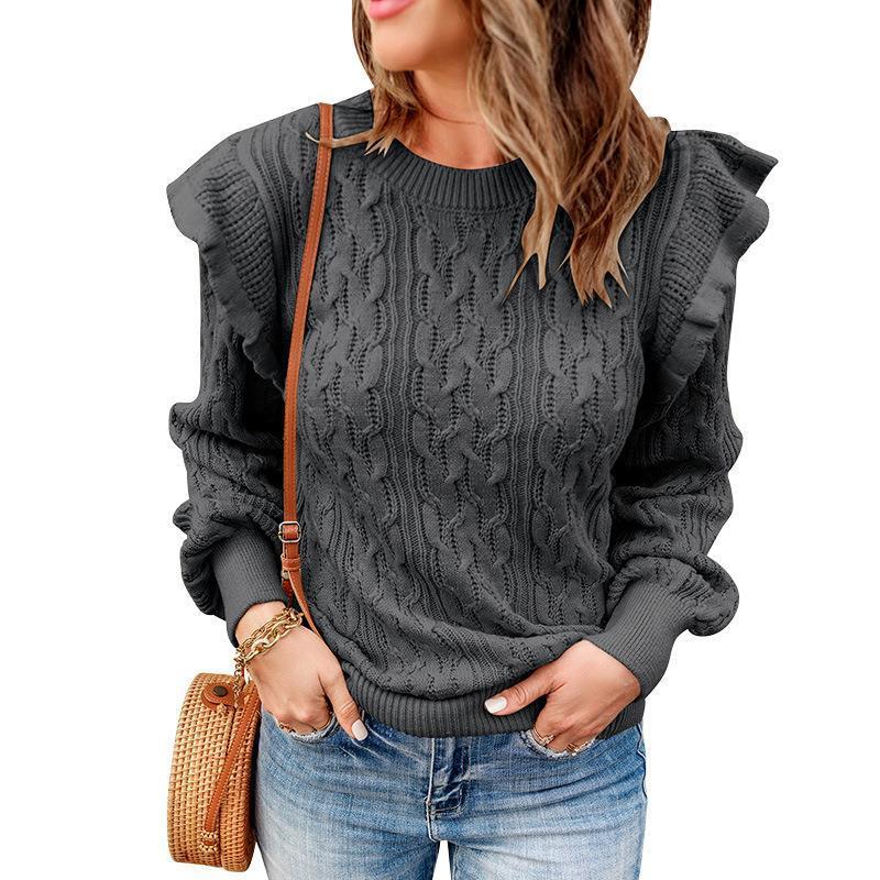 Velura™ Knit Drape Thickened Sweater
