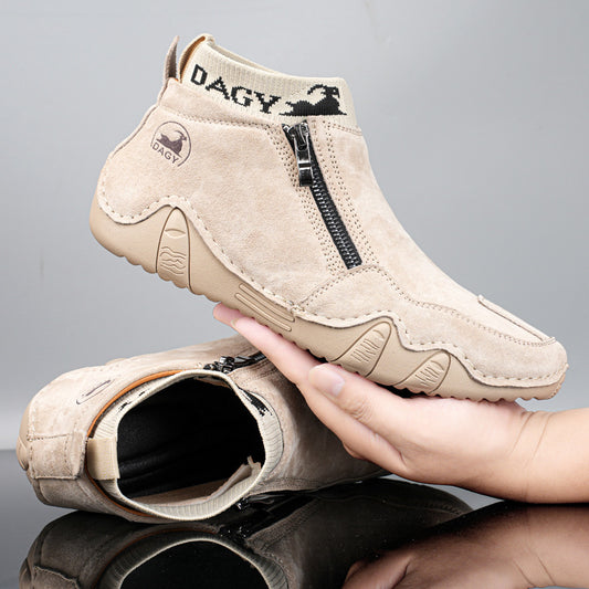 Dagy™ Leather Martin Boots
