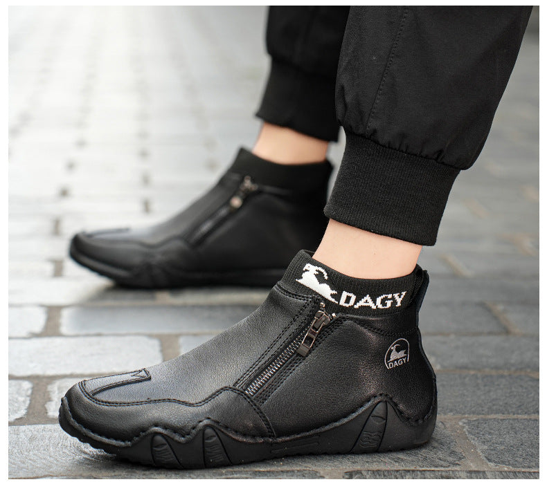 Dagy™ Leather Martin Boots