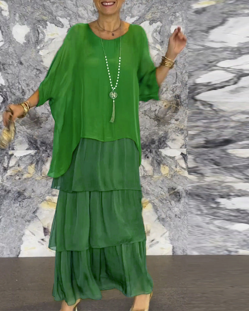 Hylda™ Artistic Loose Maxi Dress