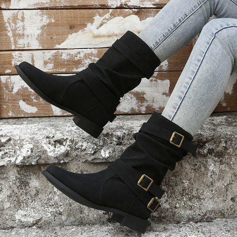 Beltoria™ Vintage Martin Belt Buckle Boots