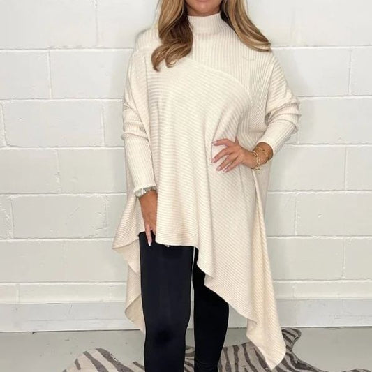FlowEase™ Asymmetrical Knit Top