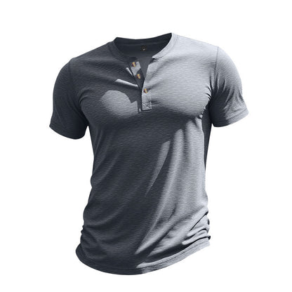 Bamura™ RetroFit Henley Tee Shirt