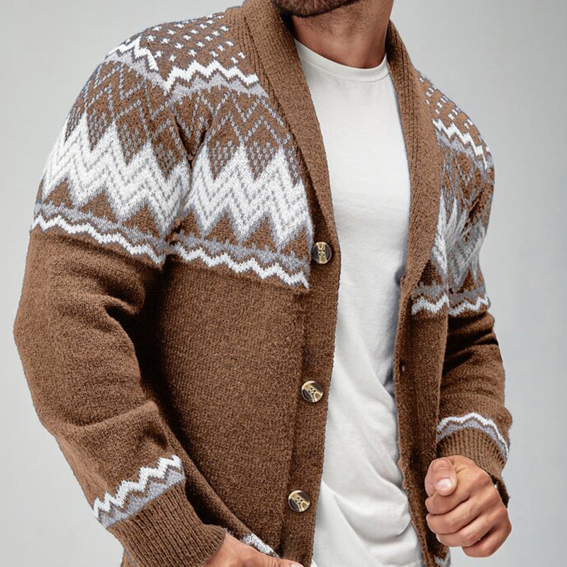 Nordic Heritage Knit Cardigan