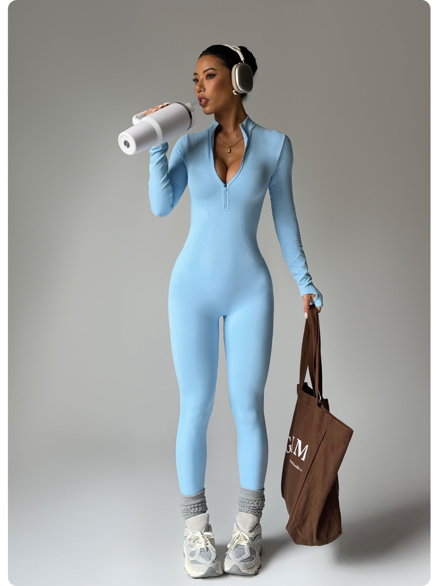 FlexAura™ Seamless Yoga Bodysuit