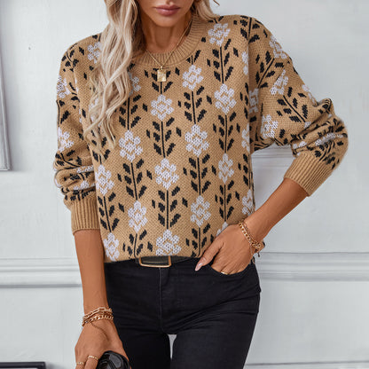 Florensa™ Jacquard Bloom Sweater