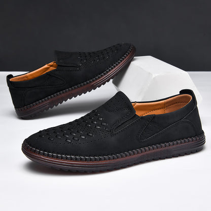 Men's Versatile Outdoor Casual Leather Shoes