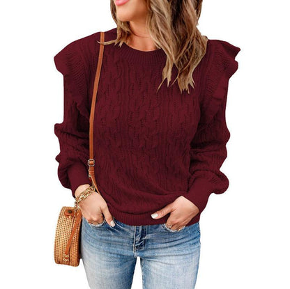 Velura™ Knit Drape Thickened Sweater
