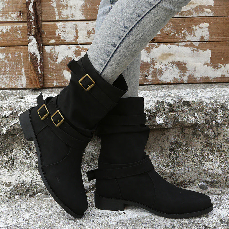 Beltoria™ Vintage Martin Belt Buckle Boots