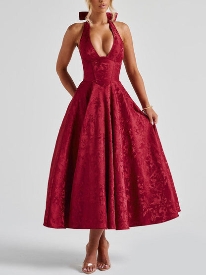 Luméa™ Jacquard Elegance Gown