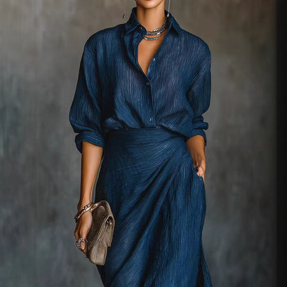 Velany™ Luxe Pleated Maxi Dress