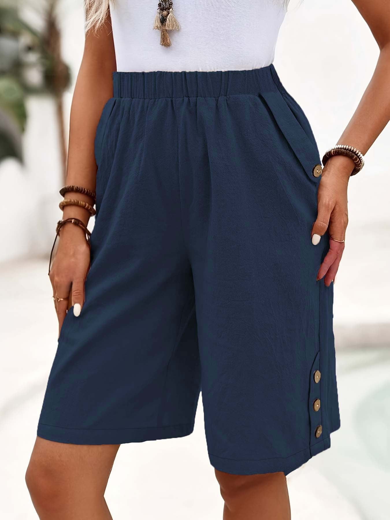 LinoEase Summer Tailored Shorts