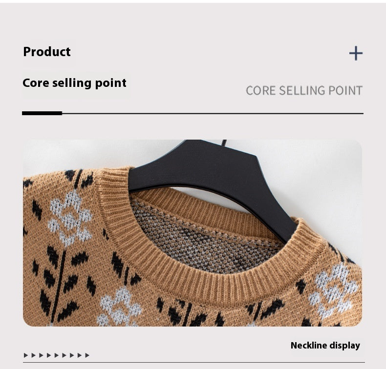 Florensa™ Jacquard Bloom Sweater
