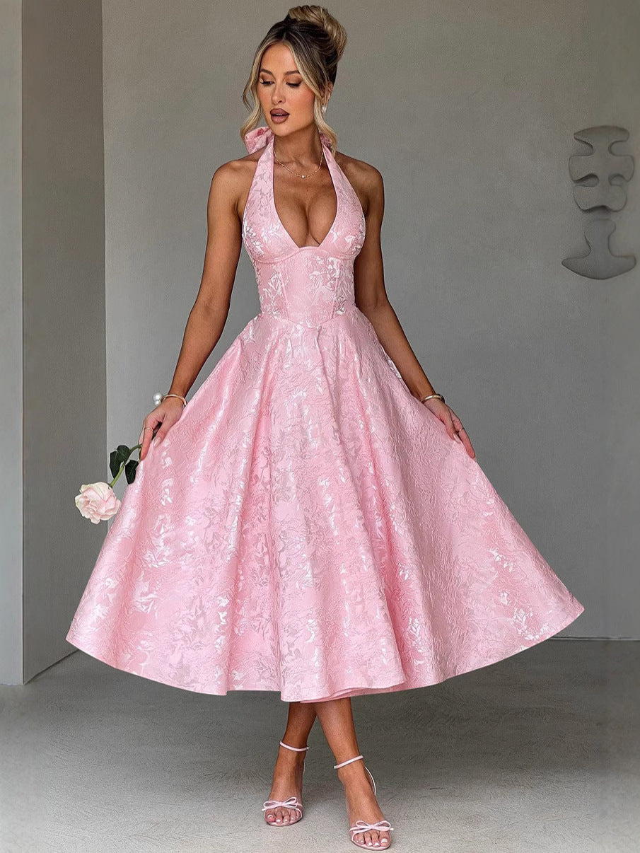 Luméa™ Jacquard Elegance Gown
