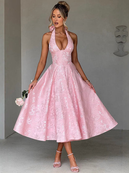 Luméa™ Jacquard Elegance Gown