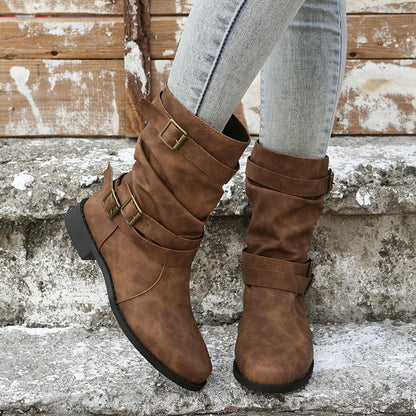 Beltoria™ Vintage Martin Belt Buckle Boots
