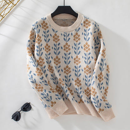 Florensa™ Jacquard Bloom Sweater