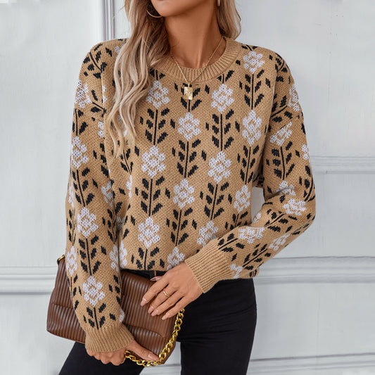Florensa™ Jacquard Bloom Sweater