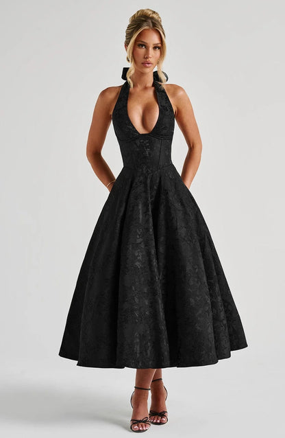 Luméa™ Jacquard Elegance Gown