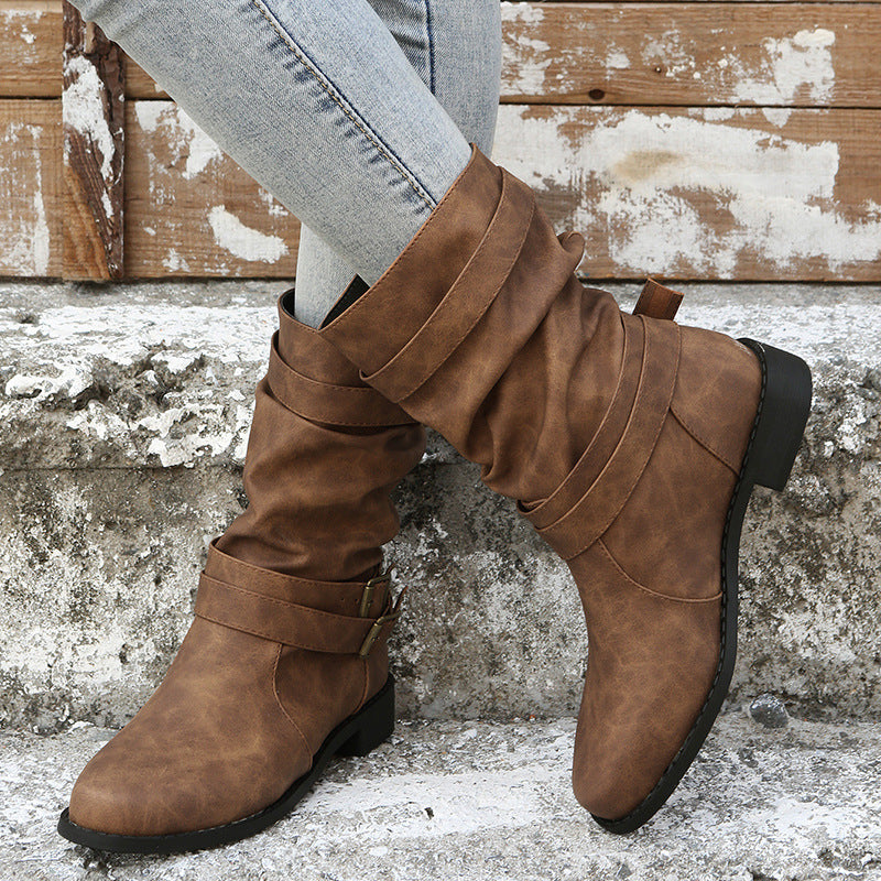 Beltoria™ Vintage Martin Belt Buckle Boots
