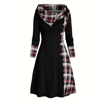 Yuletide™ Hooded Sunken Pullover Dress