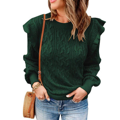Velura™ Knit Drape Thickened Sweater