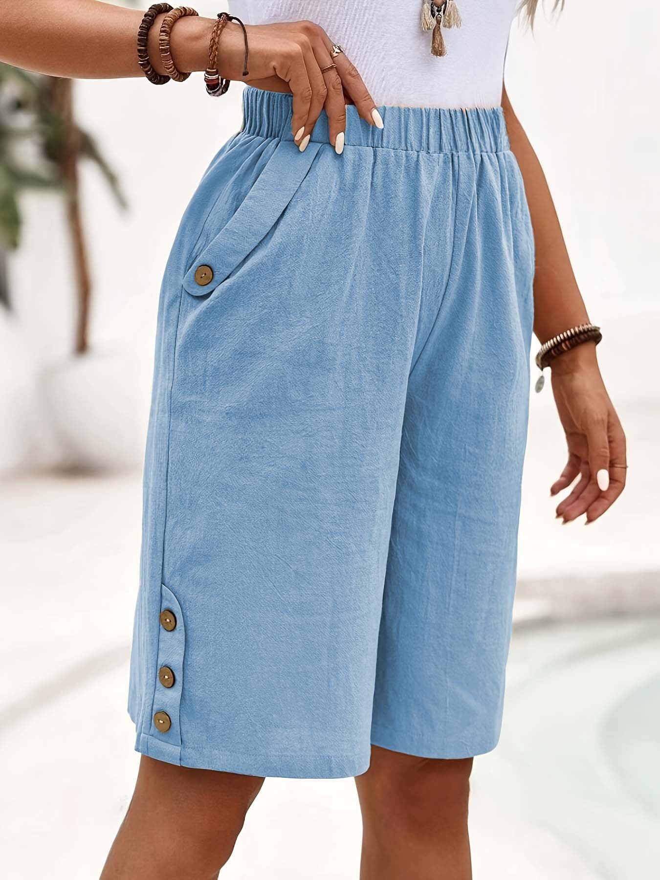 LinoEase Summer Tailored Shorts