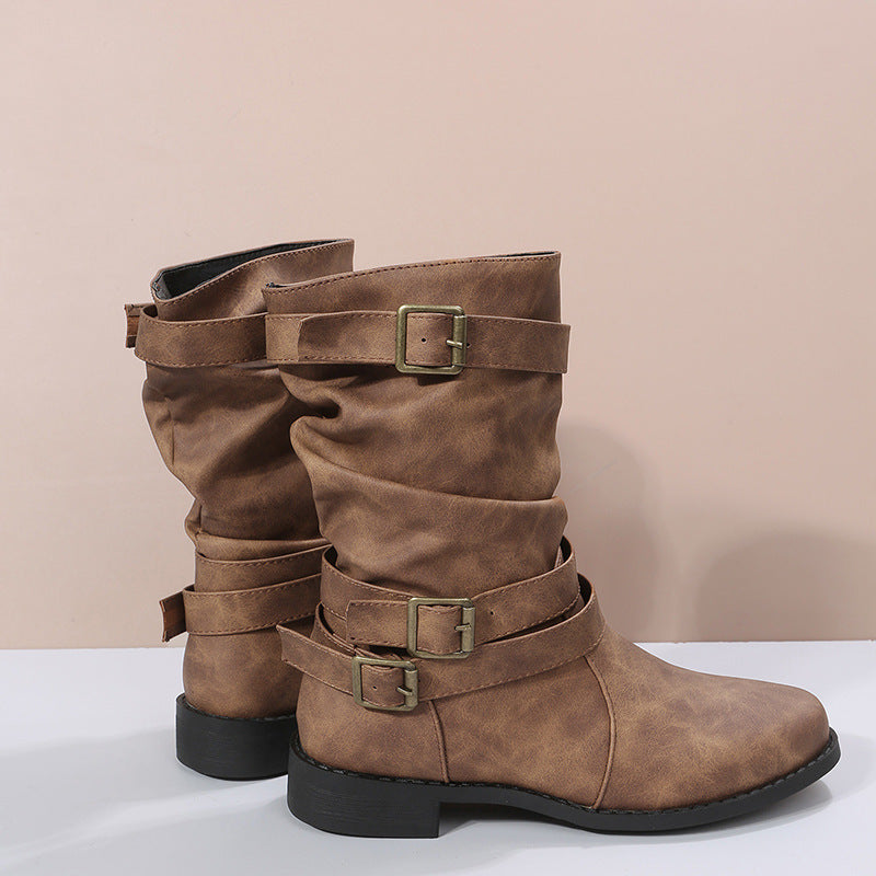 Beltoria™ Vintage Martin Belt Buckle Boots