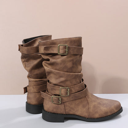 Beltoria™ Vintage Martin Belt Buckle Boots