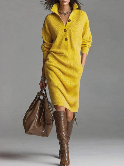 Kaylin™ Stylish Long-Sleeve Dress
