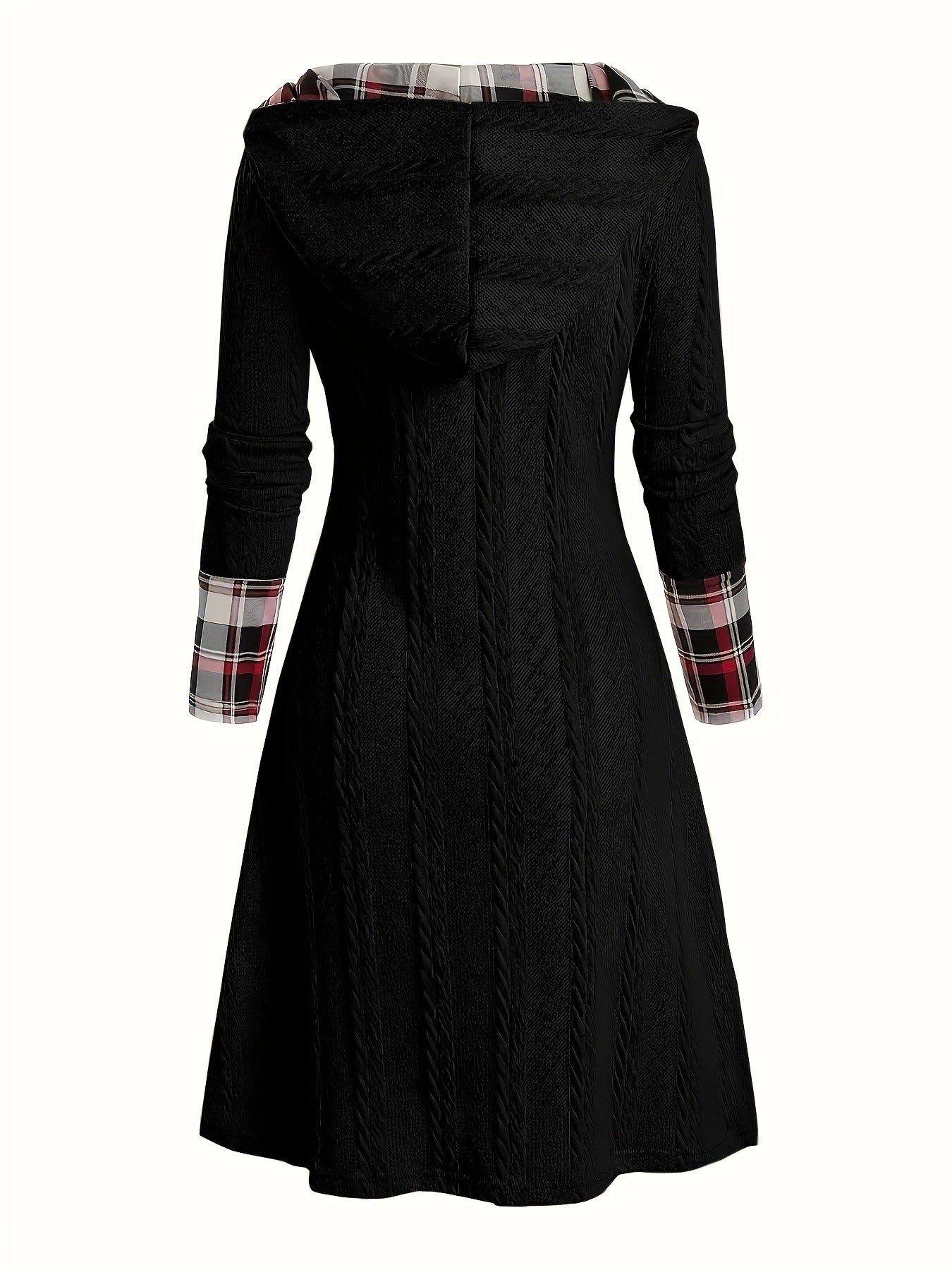 Yuletide™ Hooded Sunken Pullover Dress