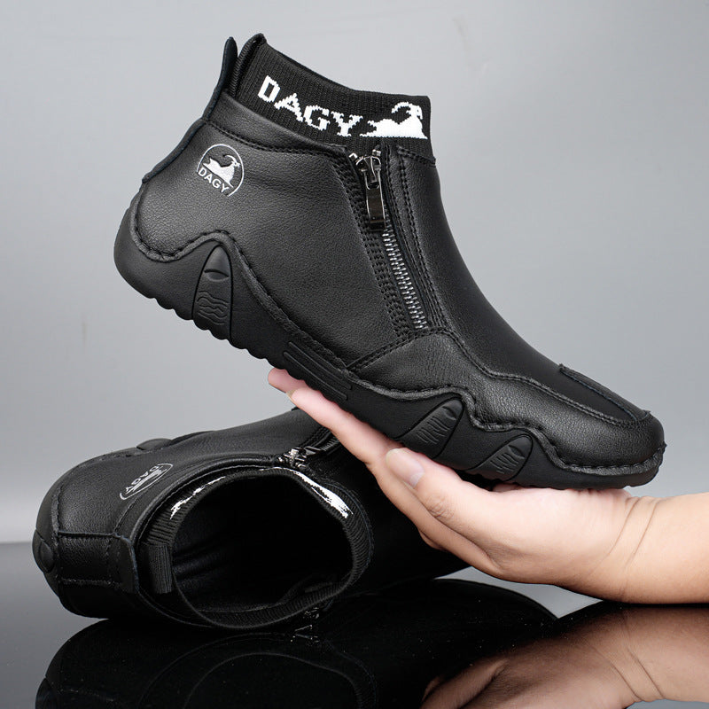 Dagy™ Leather Martin Boots