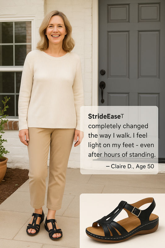 StrideEase™ Orthopedic Buckle Sandals