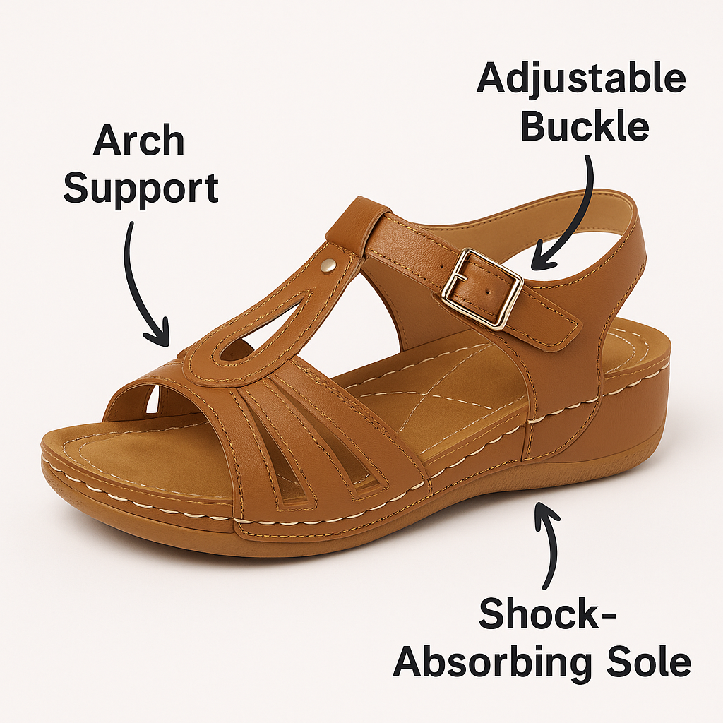 StrideEase™ Orthopedic Buckle Sandals