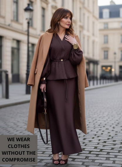 Marcellia™ Elegant V-neck Waist-Controlled  Set