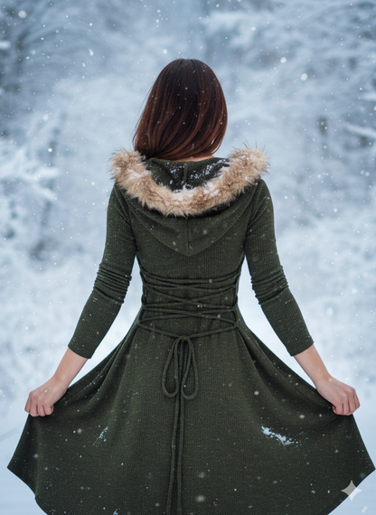 Christmas Women's Vintage Patchwork Dress