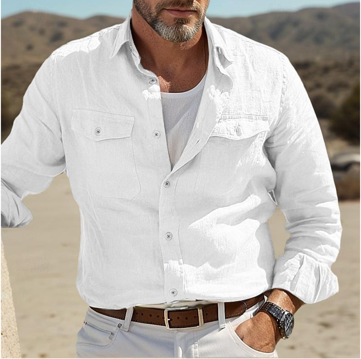 ALVIN - Leisure Shirt 100% Bio
