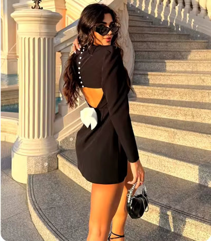 BowCharm™ Luxe Mini Dress