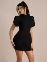 BowCharm™ Luxe Mini Dress
