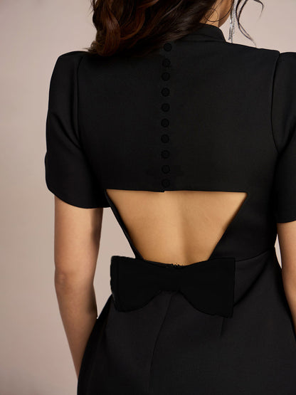 BowCharm™ Luxe Mini Dress