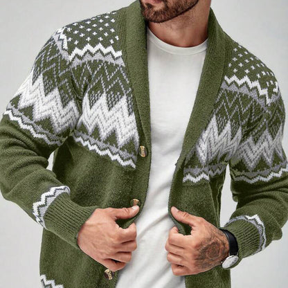 Nordic Heritage Knit Cardigan