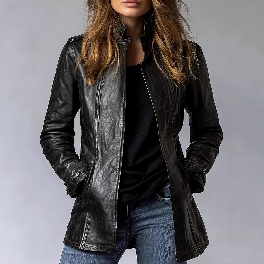 Ravennor™ Distressed Leather Jacket