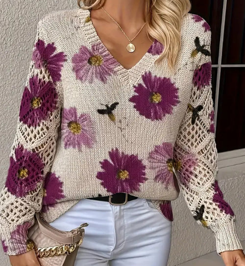 Tatyana - Stylish V-Neck Cardigan
