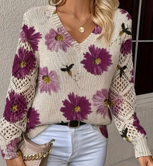 Tatyana - Stylish V-Neck Cardigan