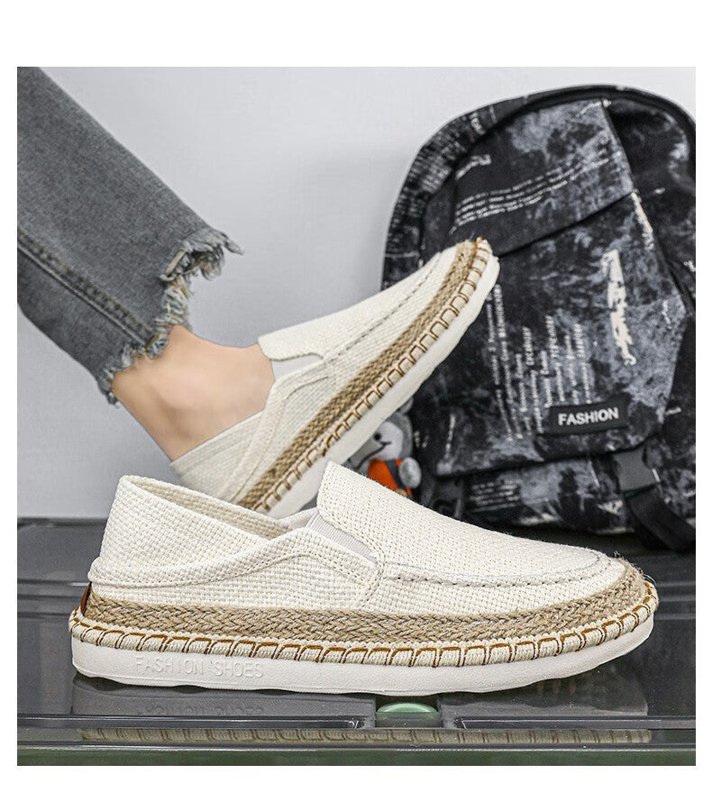 OrthoBreeze™ Retro Slip-On Canvas Loafers