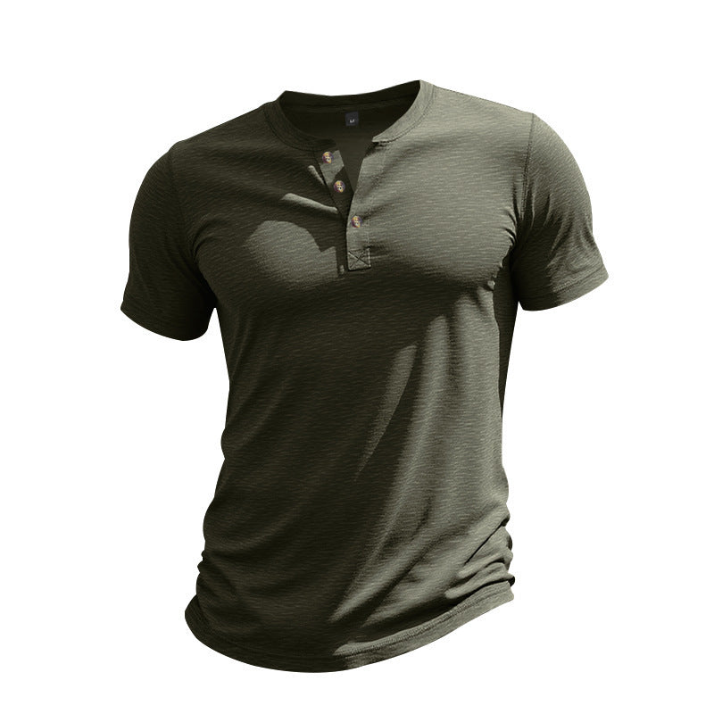 Bamura™ RetroFit Henley Tee Shirt